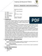 SILABO DE ORGANIZACION Y CONSTITUCION-ADMINISTRACION