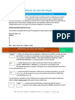 MANUAL DE USO DE HP50G DISEÑO DE REACTORES I.docx