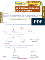 Elementos fundamentales de la geometría: Punto, recta, rayo y más