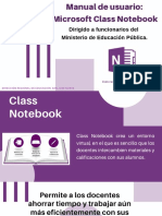 Microsoft Class Notebook Funcionarios MEP