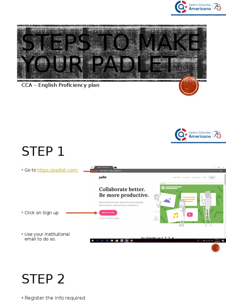 Steps To Make Your Padlet PDF