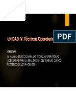 Unidad Iv Tecnicas Operatorias PDF