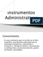 Instrumentos Administrativos