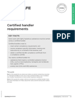 Certified Handler Requirements: Key Facts