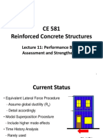 CE 581 Reinforced Concrete Structures: Lecture 11: Performance Based Assessment and Strengthening