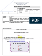 Trabajo de Apoyo Pedagógico 4: Año Lectivo 2019 - 2020