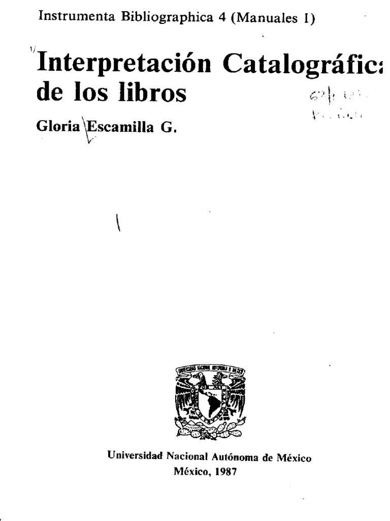 Escamilla Interprretación CÓDIGOS DE CATALOGACIÓN PDF