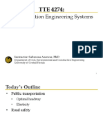 TTE 4274: Transportation Engineering Systems Public Transportation and Road Safety