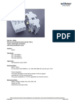 Part No.: 03654 NH Bus-Mounting Fuse Base Size 00, 160 A, 3-Pole, Clamp-Type Connection With Shock Protection Cover System