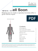 Get Well Soon: Helping You To Make A Speedy Recovery After A Groin Hernia Repair