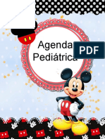 agenda pediatrica mickey mouse