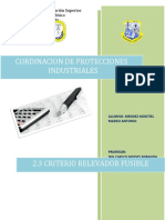 Criterio 2.3 Relevador Fusible