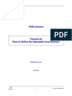 Tutorial Saturable Core