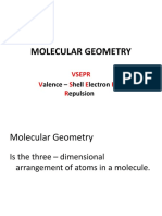 Molecular Geometry: Vsepr V S E P R