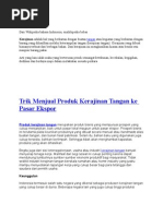 Download Kerajinan tangan by Ryan Yogaswara SN45886936 doc pdf
