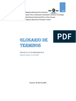 Glosario de Terminos