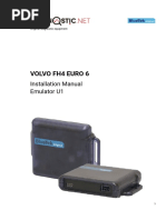 Volvo Fh4 Euro 6: Installation Manual Emulator U1