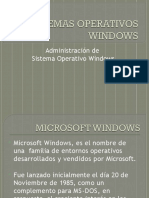 Sistemas Operativos Windows