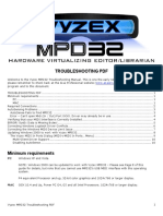 Vyzex MPD32 Troubleshooting