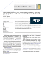 Werner (2011) - Implications of The Quantity Theory of Credit For The Prevention and Resolution of Banking and Debt Crises