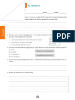La Narración Taller de Aprendizaje 5° PDF
