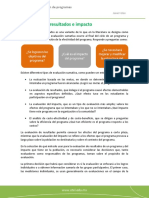 Evaluacion de Resultados e Impacto PDF