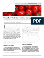 Pomodoro Technique For Time Management: Based On Our Brain Plan-Do-Check-Act