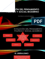 Sociales Evolucion Del Pensamiento Politico y Social Moderno PDF