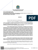 Despacho Justiça Federal - Suspensão Das Atividades Não Essenciais No DF