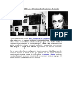 Casa Steiner 1910 - Adolf Loos y el inicio del racionalismo