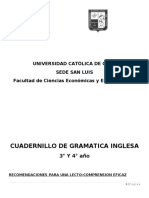 CARTILLA de Ingles