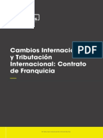 2.6 Cambios Internacionales y Tributaacion Internacional - Contrato de Franquicia