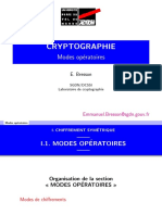 CRYPTOGRAPHIE - Modes Operatoires