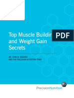 Top Muscle Building and Weight Gain Secrets PDF