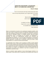 3-13 Amaya - O - DE LA NECESARIA RELACION ENTRE LA ESCRITURA DE LA CLINICA PDF