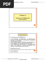 Cours de Physique Du Solide Chapitre 2 Analyse Par Diffraction Aux Rayons X