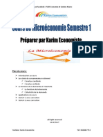 Cours Microéconomie - Karim Economiste