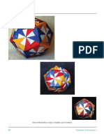 38 38 Patterned Dodecahedra I: Daisy Dodecahedron 1 (Top), 2 (Middle), and 3 (Bottom)