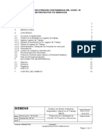 Protocolo de Contingencia COVID - Proyectos y Servicios