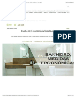 Banheiro: Ergonomia & Circulação - Clique Arquitetura | Seu portal de Ideias e Soluções