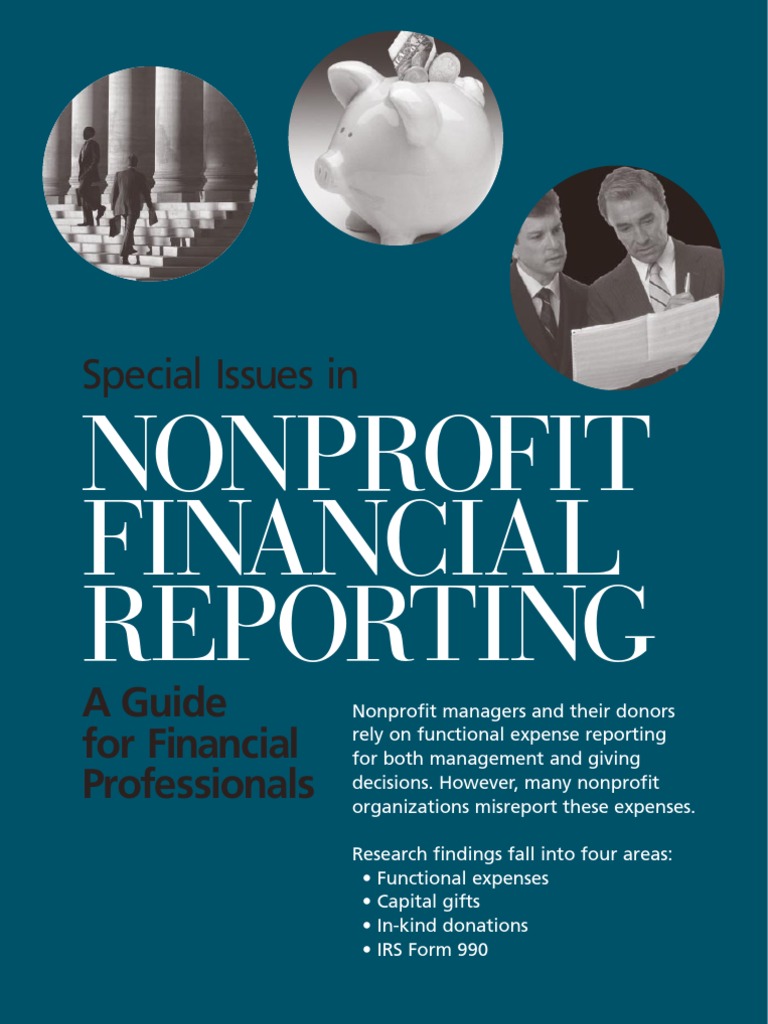 Nonprofit Financial Reporting: Special Issues in | PDF | Finance ...