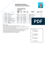 Final Examination Card of First Semester of 2019/2020