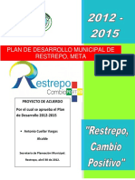 Plan de Desarrollo Restrepo 2012 2015 Mayo 31 B - 0