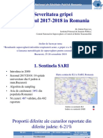 Rezultatele Supravegherii SARI Romania 2017-2018 - Dr. Odette Popovici