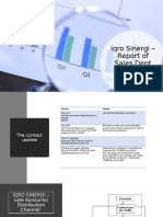 Iqro Sinergi - Report of Sales Dept