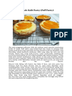 Resep Homemade Kulit Pastry