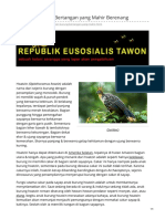 Hoatzin Burung Bertangan Yang Mahir Berenang