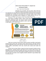 Analisis Kecelakaan Kerja Yang Terjadi Pada Dunia Industri