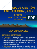 Gerencia de Gestión Estratégica (Gge)