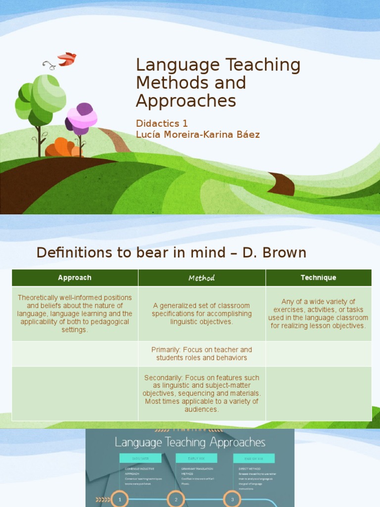 Language Teaching Methods Overview | PDF | Language Education ...